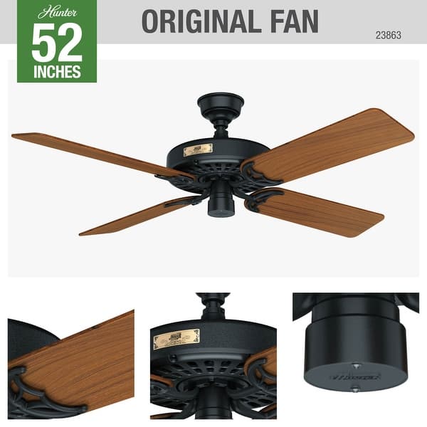Hunter Original Ceiling Fans : Hunter Original Ceiling Fan Vintage 1988